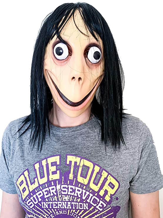 How To Make A Scary Momo Challenge Halloween Costume For Cheap
