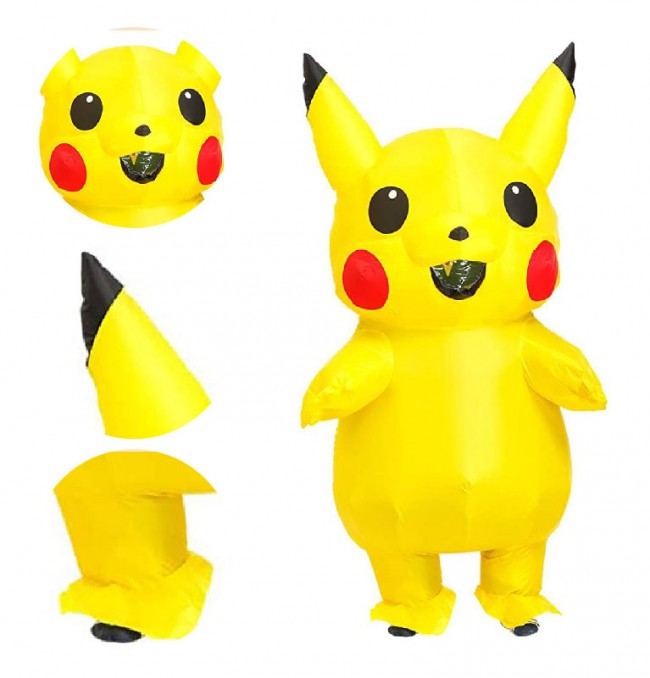 halloween pikachu inflatable costume