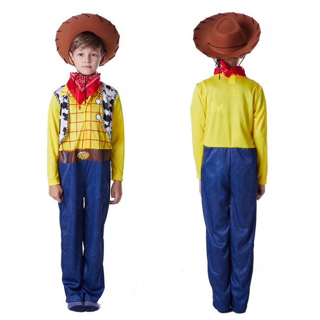 halloween woody cosplay costume for kids -Toy Story