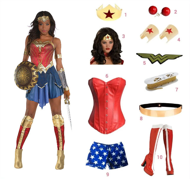 Adult Wonder Woman Costume - DC Originals